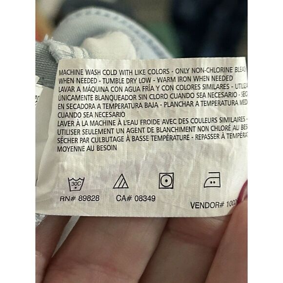 Gloria Vanderbilt Size 10 Short Amanda 2.0 Jeans Slim Leg Light Blue Stretch - Picture 6 of 6